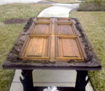 Stripped Door